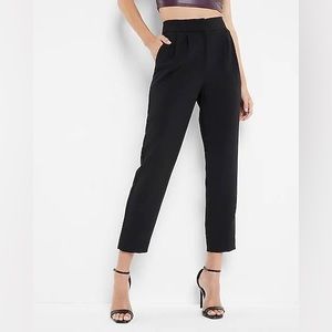 Express super high waisted pleated black pant